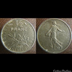 Demi Franc 1965