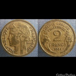 2 Francs 1934