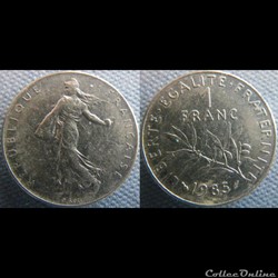 1 Franc 1985
