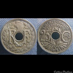 25 Centimes 1923