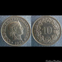 10 Rappen 1974