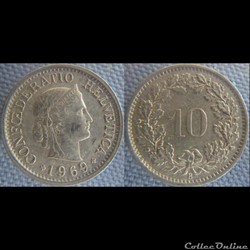10 Rappen 1969 B