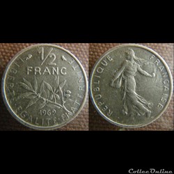 Demi Franc 1969