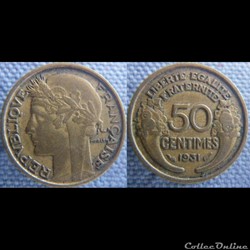 50 centimes 1931