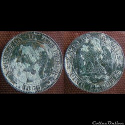 5 Centimes 1855 MA Chien