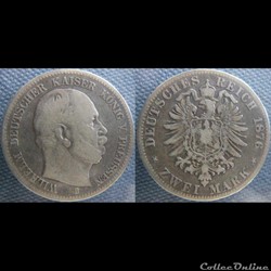 2 mark 1876 B
