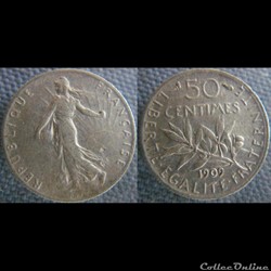 50 centimes 1909
