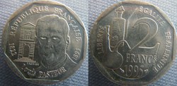 2 Francs 1995 Pasteur