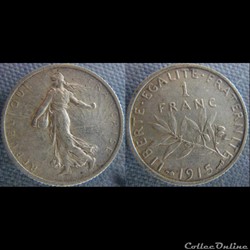 1 Franc 1915