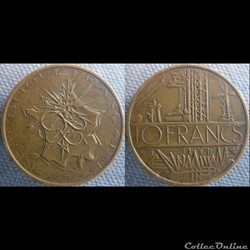 10 Francs 1976