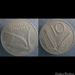 10 Lire 1953