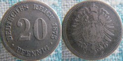 20 Pfennig 1875 F