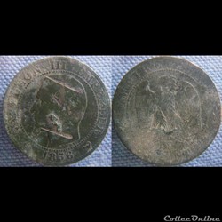 5 Centimes 1856 W