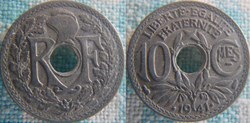 10 Centimes 1941