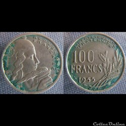 100 Francs 1955 B