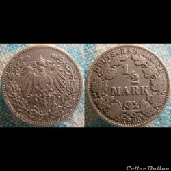 1/2 mark 1905 E