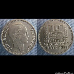 10 Francs 1947