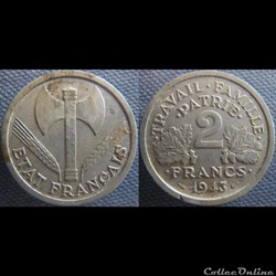 2 Francs 1943