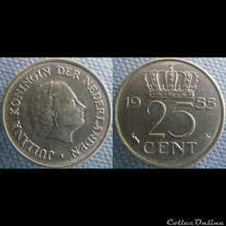 25 Cents 1955