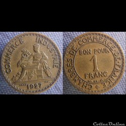1 Franc 1927