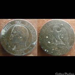 10 Centimes 1856 K