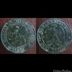 2 Centimes 1857 MA