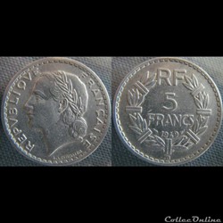 5 Francs 1949 B