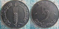 5 Centimes 1961