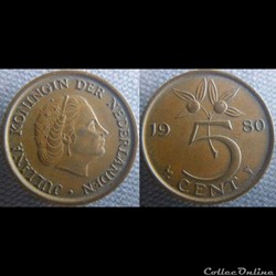 5 Cents 1980