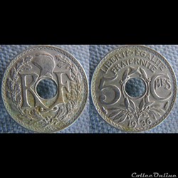 5 Centimes 1936