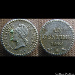 1 Centime 1848 A