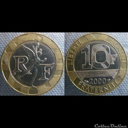 10 Francs 2000 Abeille