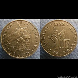 10 Francs 1988 - Roland Garros