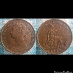 Farthing 1887