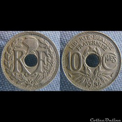10 Centimes 1936