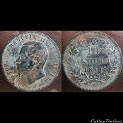 10 centesimi 1866 N