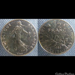 Demi Franc 1986
