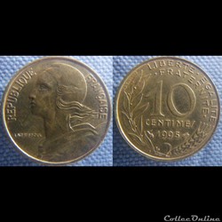 10 Centimes 1995