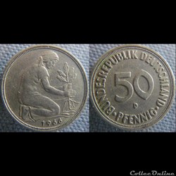 50 Pfennig 1966 D