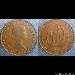 1/2 Penny 1967