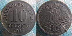 10 pfennig 1917