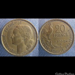 20 Francs 1952 B