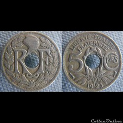5 Centimes 1923 Poissy