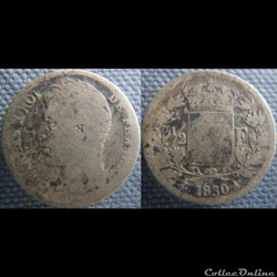 Demi Franc 1830 A