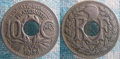 10 Centimes 1924 Poissy