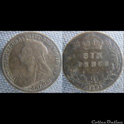6 Pence 1899