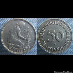 50 Pfennig 1950 F