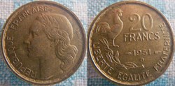 20 Francs 1951 B
