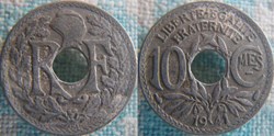 10 Centimes 1941