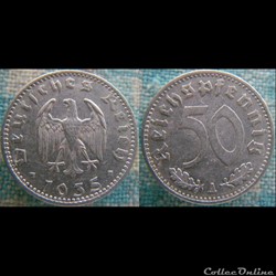 50 Reichspfennig 1935 A